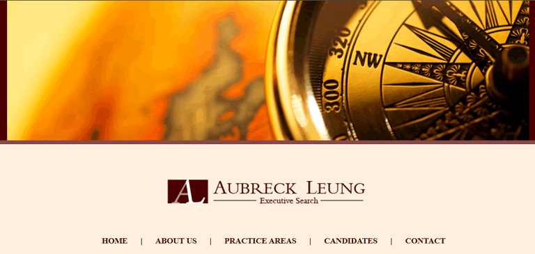 Aubreck Leung live website homepage