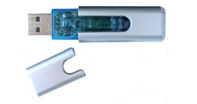 USB flash drive in the 128 MB capacity class